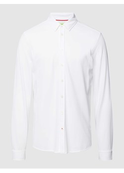 Koszula casualowa o kroju regular fit z fakturowanym wzorem ze sklepu Peek&Cloppenburg  w kategorii Koszule męskie - zdjęcie 168337791
