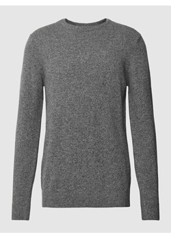 Sweter z dzianiny z mieszanki wełny Escorial z wyhaftowanym logo ze sklepu Peek&Cloppenburg  w kategorii Swetry męskie - zdjęcie 168337880