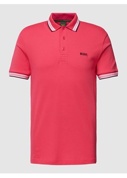Koszulka polo z paskami w kontrastowym kolorze model ‘PADDY’ ze sklepu Peek&Cloppenburg  w kategorii T-shirty męskie - zdjęcie 168338001