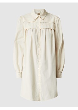 Długa bluzka z bawełną ekologiczną ze sklepu Peek&Cloppenburg  w kategorii Koszule damskie - zdjęcie 168338234