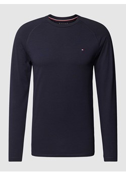 Bluzka z długim rękawem i wyhaftowanym logo model ‘SIGNATURE’ ze sklepu Peek&Cloppenburg  w kategorii T-shirty męskie - zdjęcie 168338334