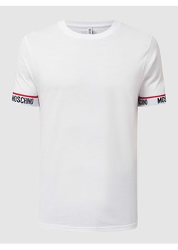 T-shirt z wykończeniami w kontrastowym kolorze model ‘Basic Logotape’ ze sklepu Peek&Cloppenburg  w kategorii T-shirty męskie - zdjęcie 168338434