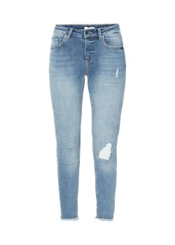 Jeansy o kroju skinny fit z efektem znoszenia ze sklepu Peek&Cloppenburg  w kategorii Jeansy damskie - zdjęcie 168338900