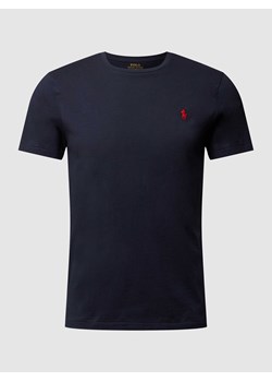 T-shirt o kroju custom slim fit z wyhaftowanym logo ze sklepu Peek&Cloppenburg  w kategorii T-shirty męskie - zdjęcie 168339801