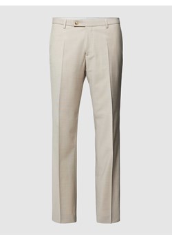 Spodnie materiałowe w kant model ‘Cole’ ze sklepu Peek&Cloppenburg  w kategorii Spodnie męskie - zdjęcie 168340260