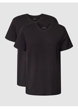 T-shirt z dekoltem w serek w zestawie 3 szt. model ‘ComfortS’ ze sklepu Peek&Cloppenburg  w kategorii Podkoszulki męskie - zdjęcie 168340910