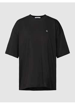 T-shirt o kroju oversized z okrągłym dekoltem ze sklepu Peek&Cloppenburg  w kategorii Bluzki damskie - zdjęcie 168341402