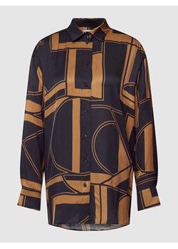 Bluzka z wiskozy ze wzorem na całej powierzchni ze sklepu Peek&Cloppenburg  w kategorii Koszule damskie - zdjęcie 168341924