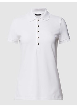 Koszulka polo z listwą guzikową model ‘KIEWICK’ ze sklepu Peek&Cloppenburg  w kategorii Bluzki damskie - zdjęcie 168341952