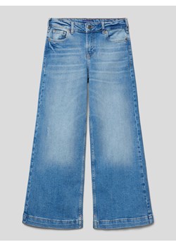 Jeansy z szerokimi nogawkami ze sklepu Peek&Cloppenburg  w kategorii Spodnie dziewczęce - zdjęcie 168342573