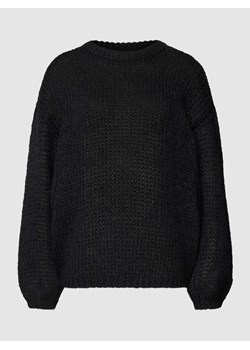 Sweter z dzianiny z obniżonymi ramionami model ‘ADA’ ze sklepu Peek&Cloppenburg  w kategorii Swetry damskie - zdjęcie 168342680