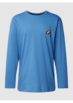 Bluzka z długim rękawem z nadrukiem z logo ze sklepu Peek&Cloppenburg  w kategorii T-shirty męskie - zdjęcie 168342761