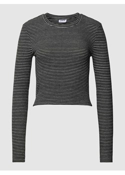 Bluzka krótka z długim rękawem i wzorem w paski model ‘POSY’ ze sklepu Peek&Cloppenburg  w kategorii Bluzki damskie - zdjęcie 168342764