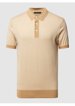 Koszulka polo w jednolitym kolorze ze sklepu Peek&Cloppenburg  w kategorii T-shirty męskie - zdjęcie 168342864