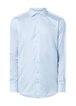 Koszula biznesowa o kroju modern fit z diagonalu — nieprzejrzysta ze sklepu Peek&Cloppenburg  w kategorii Koszule męskie - zdjęcie 168343214