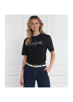 Chiara Ferragni T-shirt | Regular Fit | stretch ze sklepu Gomez Fashion Store w kategorii Bluzki damskie - zdjęcie 168346021