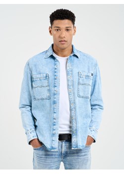Koszula męska jeansowa niebieska Pars 203 ze sklepu Big Star w kategorii Koszule męskie - zdjęcie 168347173