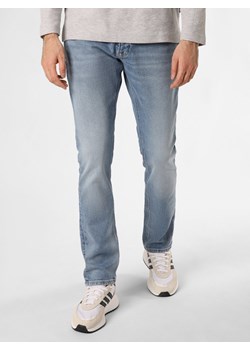 Tommy Jeans Dżinsy - Scanton Mężczyźni Slim Fit Bawełna bielony jednolity ze sklepu vangraaf w kategorii Jeansy męskie - zdjęcie 168347291