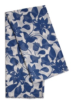 Codello Szalik damski Kobiety niebieski wzorzysty ze sklepu vangraaf w kategorii Szaliki i chusty damskie - zdjęcie 168347332