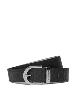 Pasek Damski Calvin Klein Ck Reversible Belt 3.0 Epi Mono K60K609981 Black Epi Mono/Dk Ecru 0GJ ze sklepu eobuwie.pl w kategorii Paski damskie - zdjęcie 168347664