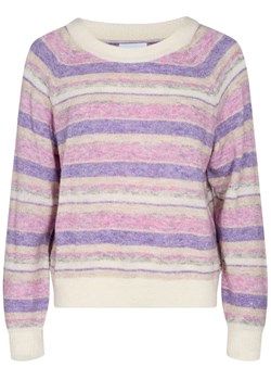 NÜMPH Sweter &quot;Riette&quot; w kolorze fioletowo-jasnoróżowo-kremowym ze sklepu Limango Polska w kategorii Swetry damskie - zdjęcie 168377172