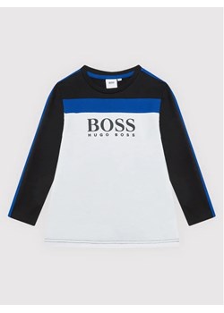 Boss Bluzka J25L66 D Biały Regular Fit ze sklepu MODIVO w kategorii T-shirty chłopięce - zdjęcie 168377681