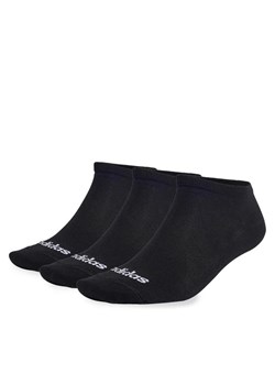 adidas Skarpety stopki unisex Thin Linear Low-Cut Socks 3 Pairs IC1299 Czarny ze sklepu MODIVO w kategorii Skarpetki damskie - zdjęcie 168378060
