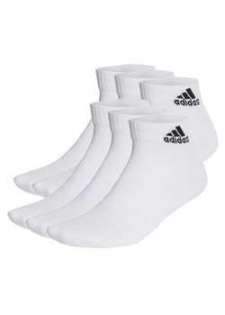 adidas Skarpety Niskie Unisex Cushioned Sportswear Ankle Socks 6 Pairs HT3442 Biały ze sklepu MODIVO w kategorii Skarpetki damskie - zdjęcie 168381284