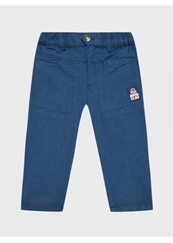 United Colors Of Benetton Spodnie materiałowe 42GUGF00R Granatowy Regular Fit ze sklepu MODIVO w kategorii Spodnie chłopięce - zdjęcie 168382060