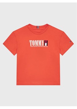 Tommy Hilfiger T-Shirt KB0KB07788 D Pomarańczowy Regular Fit ze sklepu MODIVO w kategorii T-shirty chłopięce - zdjęcie 168383362