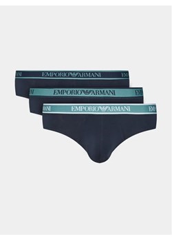 Emporio Armani Underwear Komplet 3 par slipów 111734 3F717 64135 Granatowy ze sklepu MODIVO w kategorii Majtki męskie - zdjęcie 168386081