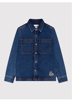 Timberland Koszula jeansowa T25T52 M Niebieski Regular Fit ze sklepu MODIVO w kategorii Koszule chłopięce - zdjęcie 168386191