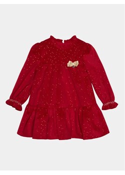 Mayoral Sukienka elegancka 2.976 Czerwony Regular Fit ze sklepu MODIVO w kategorii Sukienki niemowlęce - zdjęcie 168387083