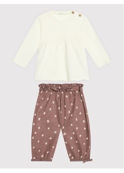 United Colors Of Benetton Komplet bluzka i spodnie 3ATNMM29H Beżowy Relaxed Fit ze sklepu MODIVO w kategorii Komplety niemowlęce - zdjęcie 168387650