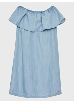 Guess Sukienka codzienna J3GK15 D3X30 Niebieski Regular Fit ze sklepu MODIVO w kategorii Sukienki dziewczęce - zdjęcie 168387734