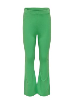 Kids ONLY Spodnie materiałowe 15295239 Zielony Flared Fit ze sklepu MODIVO w kategorii Spodnie dziewczęce - zdjęcie 168387822