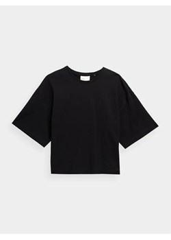 Outhorn T-Shirt OTHAW23TTSHF0838 Czarny Regular Fit ze sklepu MODIVO w kategorii Bluzki damskie - zdjęcie 168389910