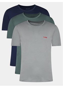 Hugo Komplet 3 t-shirtów T-Shirt Rn Triplet P 50480088 Zielony Regular Fit ze sklepu MODIVO w kategorii T-shirty męskie - zdjęcie 168391563