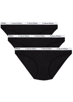 Calvin Klein Underwear Komplet 3 par fig klasycznych 000QD3588E Czarny ze sklepu MODIVO w kategorii Majtki damskie - zdjęcie 168392354