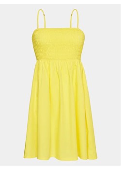 Gina Tricot Sukienka letnia 19918 Żółty Regular Fit ze sklepu MODIVO w kategorii Sukienki - zdjęcie 168392373