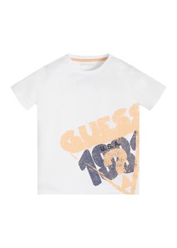 Guess T-Shirt L3GI20 K8HM3 Biały Regular Fit ze sklepu MODIVO w kategorii T-shirty chłopięce - zdjęcie 168393852