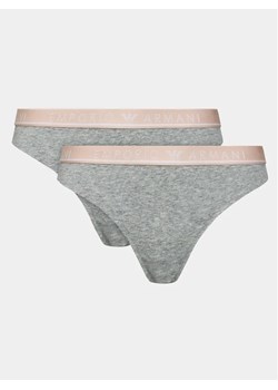 Emporio Armani Underwear Komplet 2 par fig 163334 3F227 00948 Szary ze sklepu MODIVO w kategorii Majtki damskie - zdjęcie 168393944
