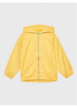 United Colors Of Benetton Kurtka przejściowa 2WU0GN012 Żółty Regular Fit ze sklepu MODIVO w kategorii Kombinezony i kurtki - zdjęcie 168395364