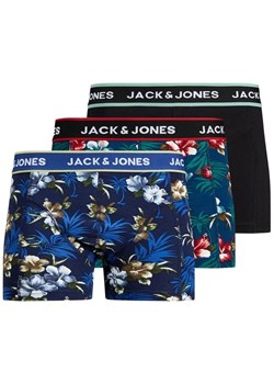 Jack&Jones Komplet 3 par bokserek Flower 12171253 Kolorowy ze sklepu MODIVO w kategorii Majtki męskie - zdjęcie 168396432