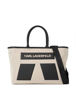 KARL LAGERFELD Torebka 240W3886 Beżowy ze sklepu MODIVO w kategorii Torby Shopper bag - zdjęcie 168397030
