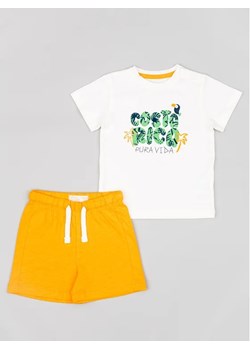 Zippy Komplet t-shirt i spodenki ZBBAP0602 23004 Pomarańczowy Regular Fit ze sklepu MODIVO w kategorii Komplety niemowlęce - zdjęcie 168397162