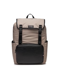 Tommy Hilfiger Plecak Th Lux Nylon Flap Backpack AM0AM11817 Beżowy ze sklepu MODIVO w kategorii Plecaki - zdjęcie 168397242