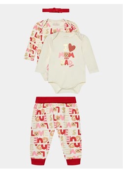 Guess Komplet dziecięcy S3BG03 J1311 Czerwony Regular Fit ze sklepu MODIVO w kategorii Komplety niemowlęce - zdjęcie 168397592
