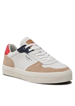Pepe Jeans Sneakersy Yogi Streett 3.0 PMS30929 Biały ze sklepu MODIVO w kategorii Buty sportowe męskie - zdjęcie 168398100