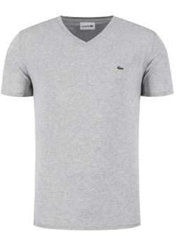 Lacoste T-Shirt TH6710 Szary Regular Fit ze sklepu MODIVO w kategorii T-shirty męskie - zdjęcie 168399371